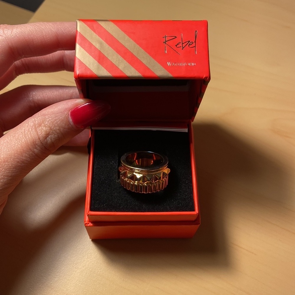 Waterford Rebel: Gracie Size 5.5 Stud Ring, Gold